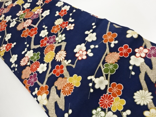 金彩梅に菊模様名古屋帯